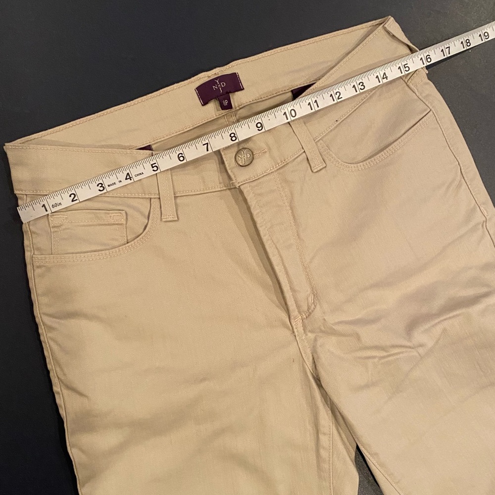 NYDJ khaki Jean Capri. 8P - Picture 9 of 11